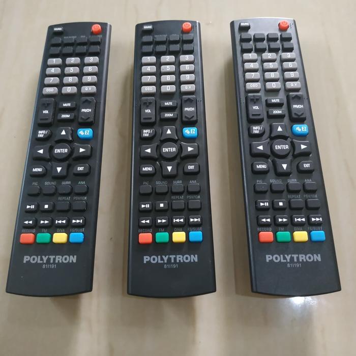 remote tv tabung / LED Polytron baru