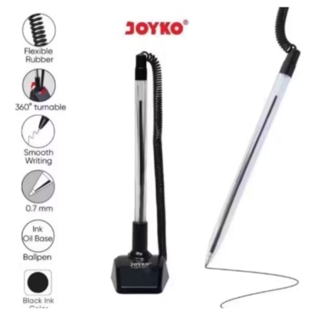 Pulpen Meja Tempel | Pena Joyko PSBP-177| 0.7mm| Pulpen Berdiri