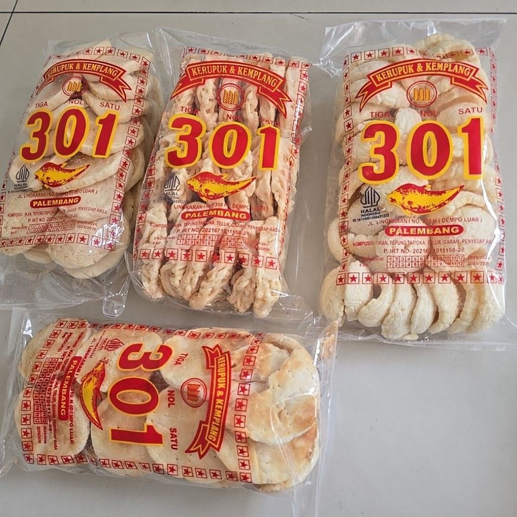 kerupuk kemplang 301 asli palembang halal