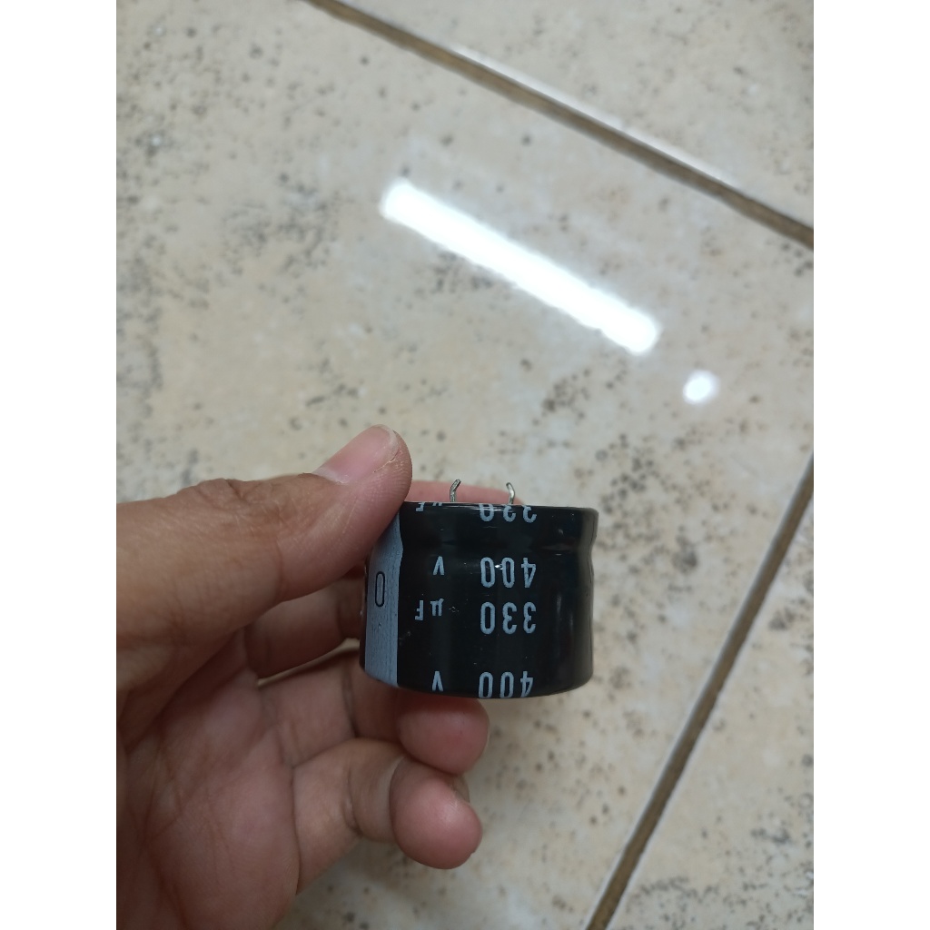 Elco Kapasitor 400V-330UF Nichicon