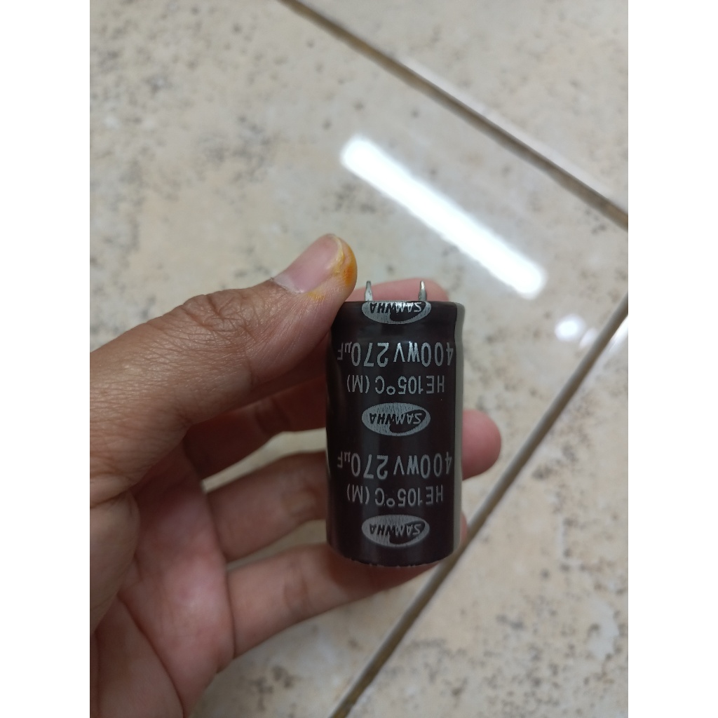 Elco Kapasitor 400v-270uf Samwha