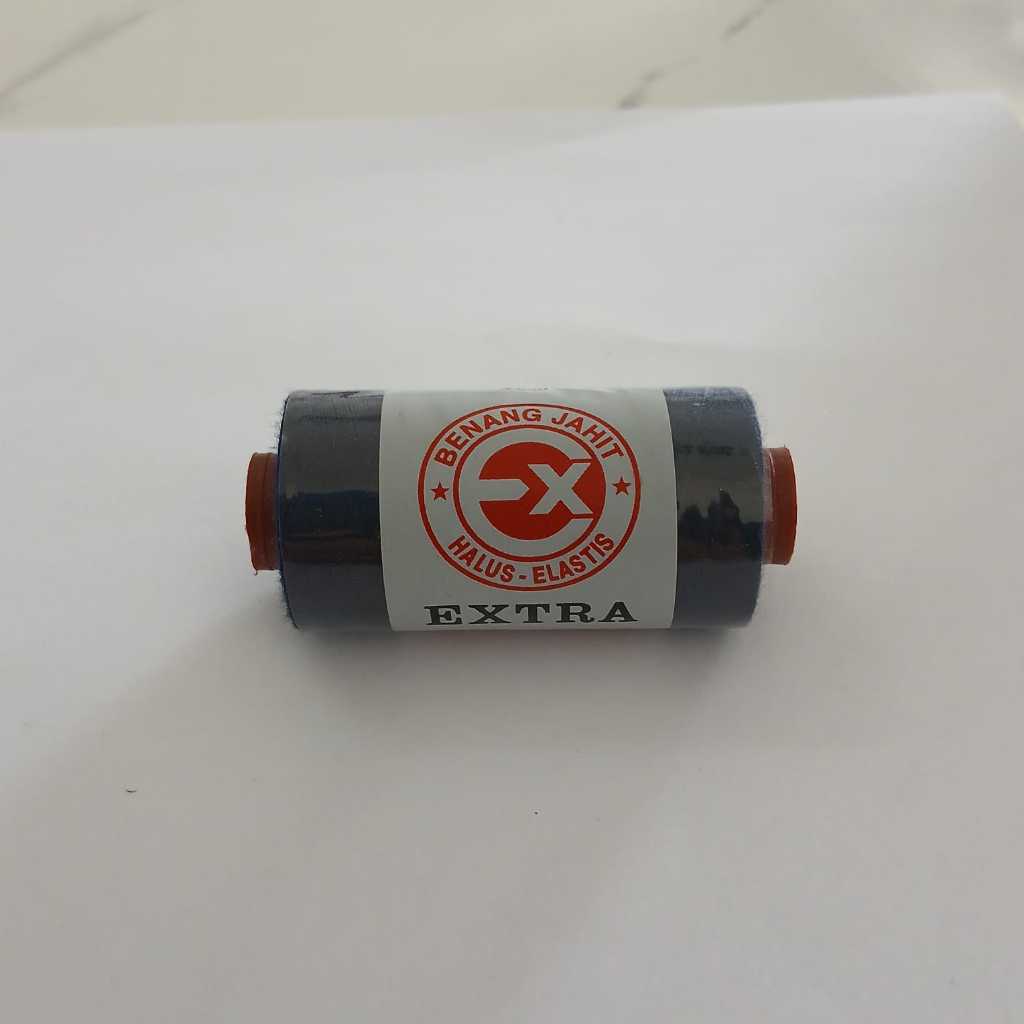 BENANG JAHIT EXTRA WARNA NAVY / WARNA HIJAU / BENANG JAHIT SYNTETIS 100% SPUN POLYSTER