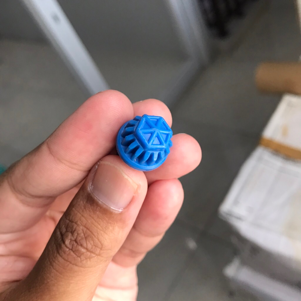 Beyblade X Bit Hexa biru Used Ori