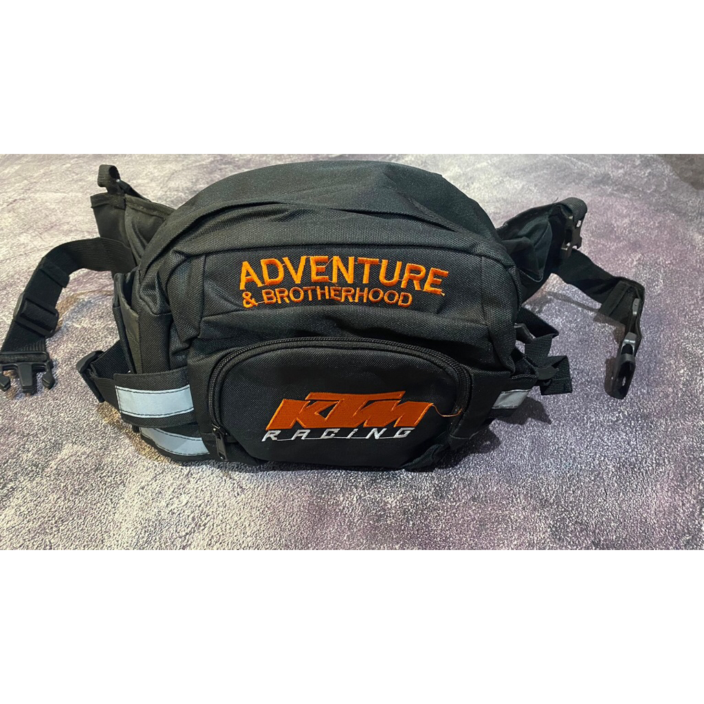 Tas pinggang pria ransel ktm motocross trail trabas adventure
