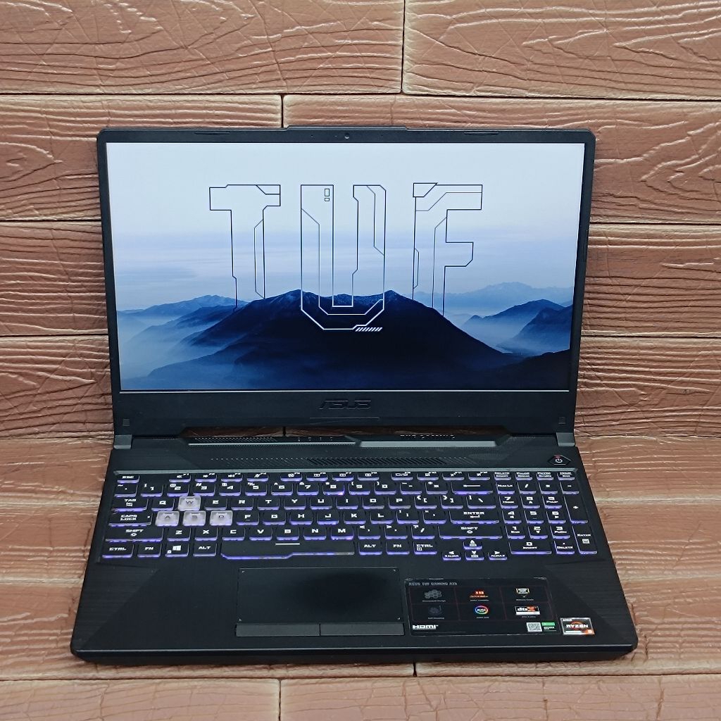 Laptop Asus TUF GAMING A15 FA506II AMD RYZEN 5-4600H RAM 16GB SSD 512GB GTX 1650 Ti RGB