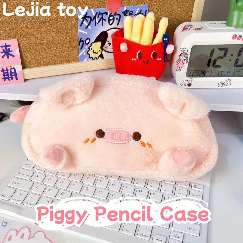 Pink Piggy Pencil Cartoon Case Lucu/Tempat pensil kotak Anak perempuan Lucu/Cute Pensil Sekolah Aest
