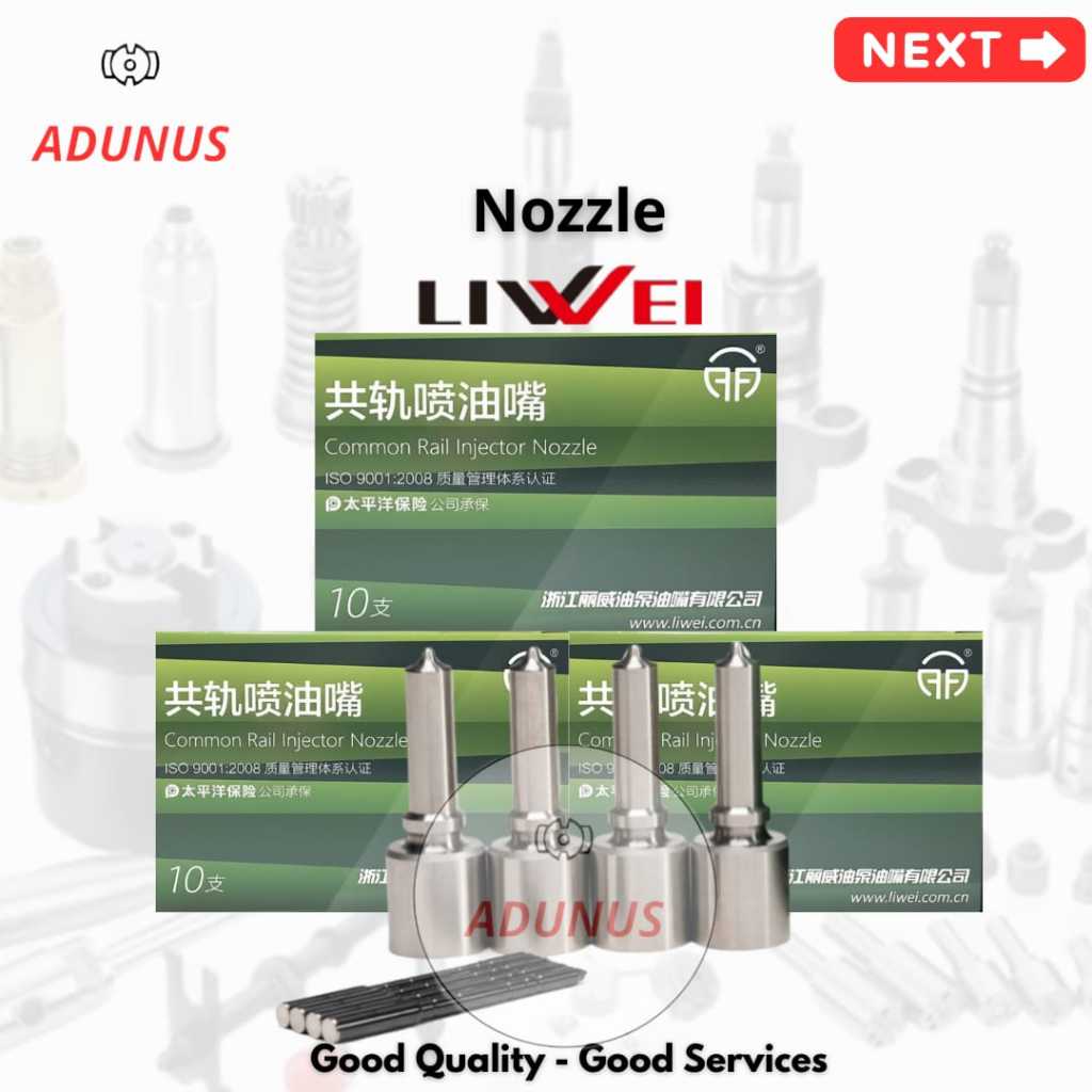 DLLA145P870 Nozzle Liwei Commonrail Injector Kualitas Tinggi Nosel P870