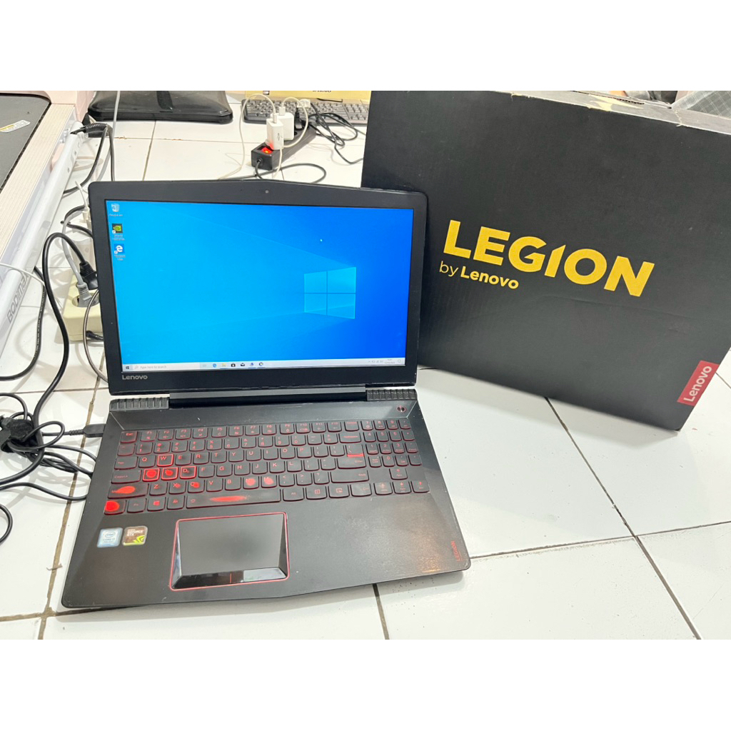 laptop gaming lenovo legion Y520 intel core i7 gen7 16gb ram 256gb ssd 750gb hdd nvidia gtx 1050 int