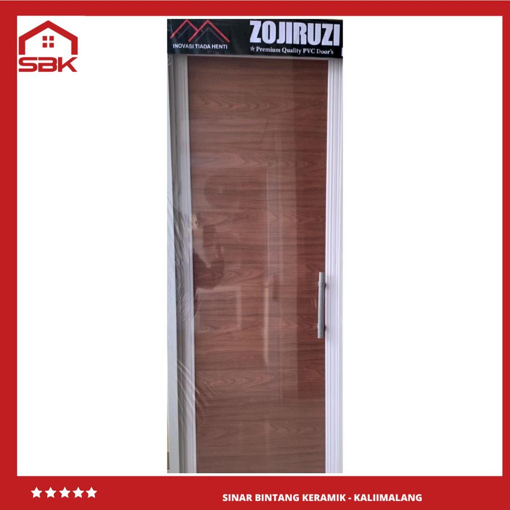 Pintu PVC | Pintu Kamar Mandi 70x195 Full PVC Zojiruzi