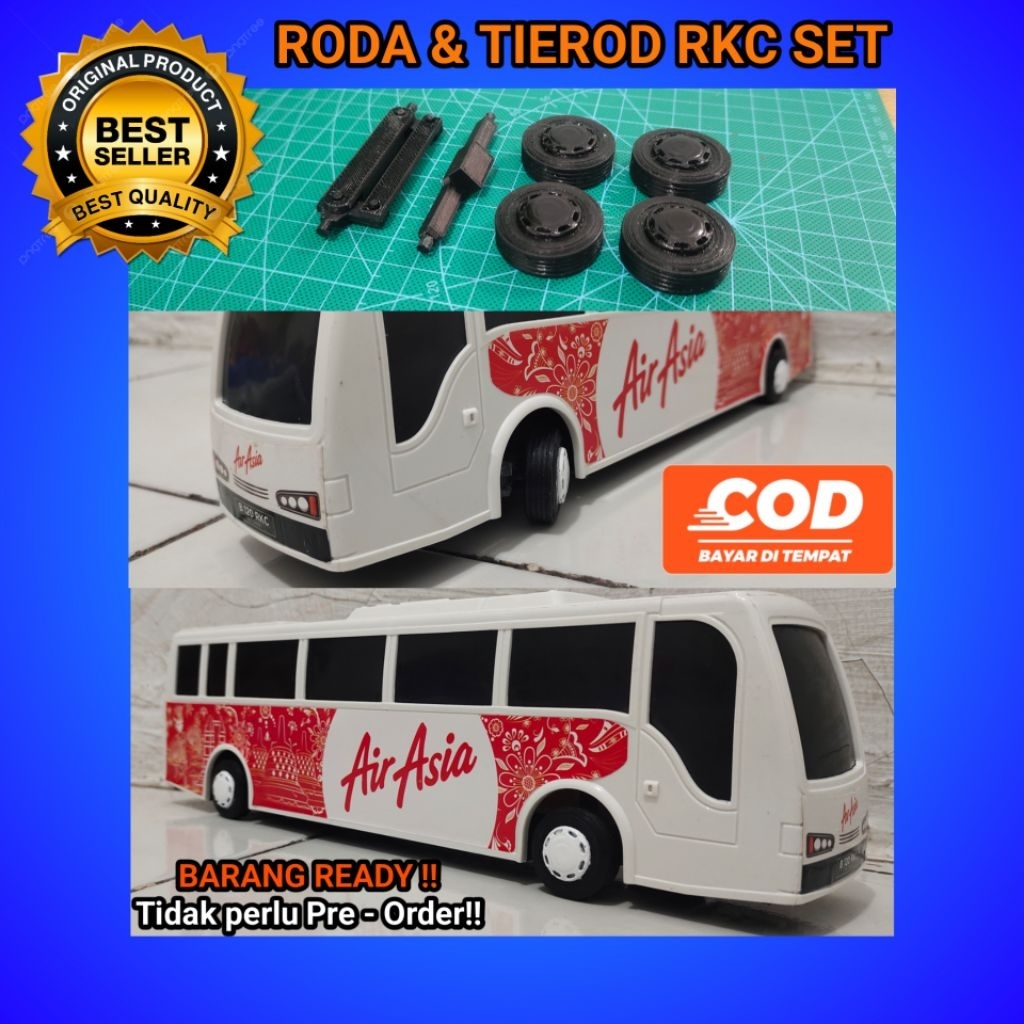 BAN MINIATUR BUS RKC BAHAN RESIN