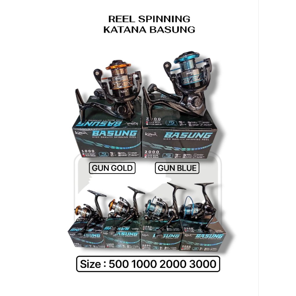 Reel pancing katana Basung 500 1000 2000 3000