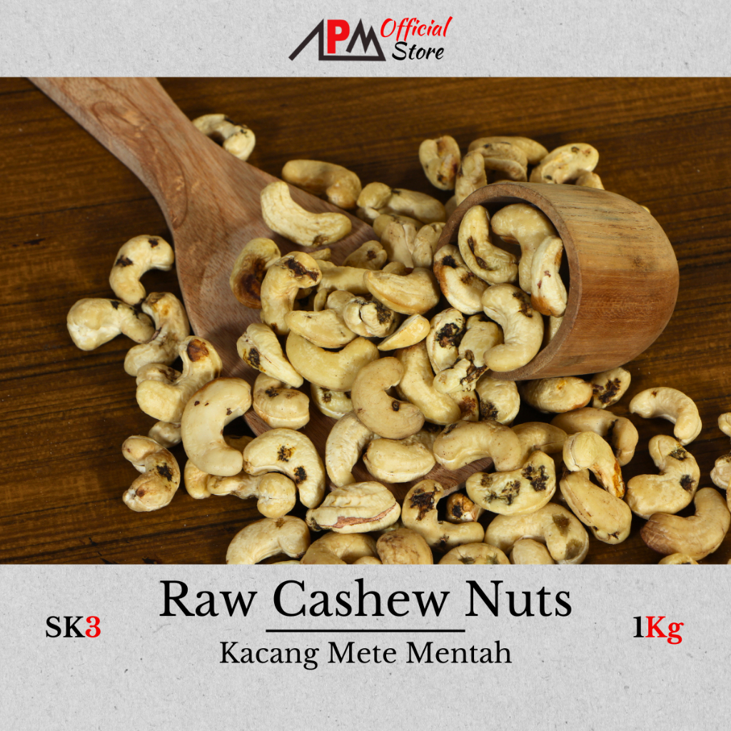 KACANG METE MEDE MENTAH UTUH PECAHAN  SUPER 1 KG