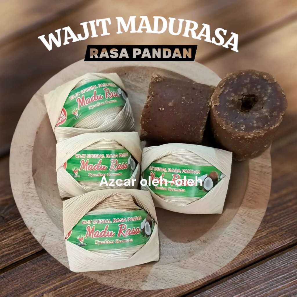 Azcar Oleh-Oleh Wajit Madurasa Pandan Cililin Bandung Barat Ukuran 500gr