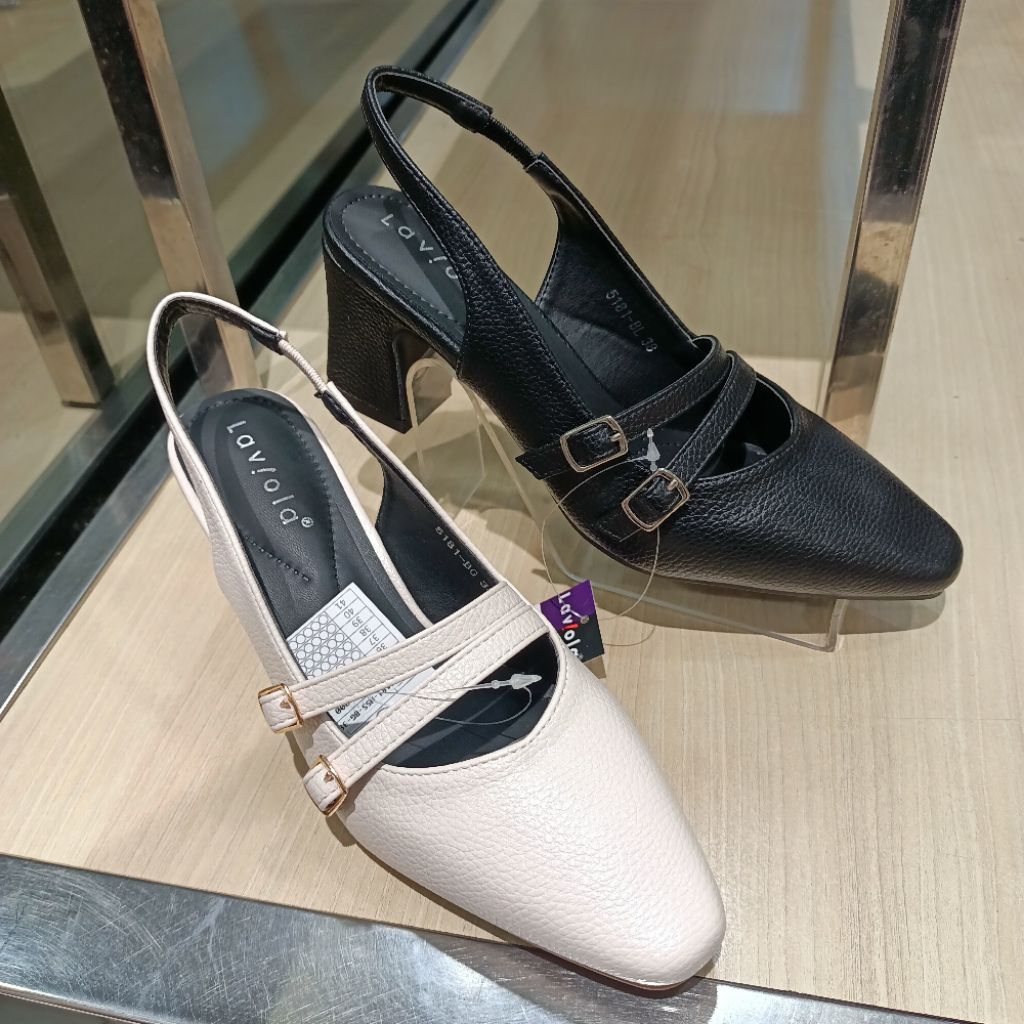 sepatu wanita heels 7cm LAVIOLA original