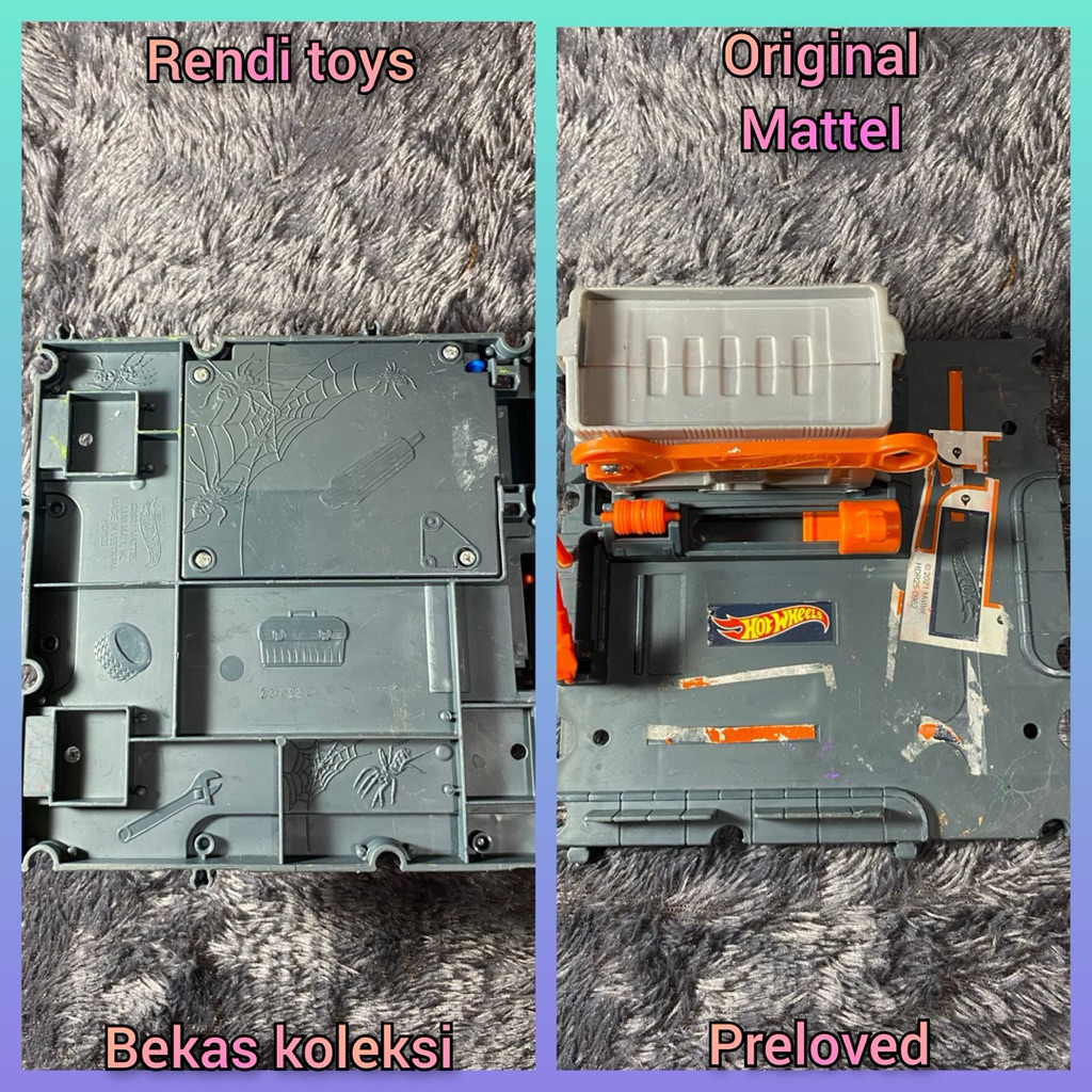 Hot Wheels City Downtown Series Playset Building Original Mattel Bekas Koleksi | Rendi Toys