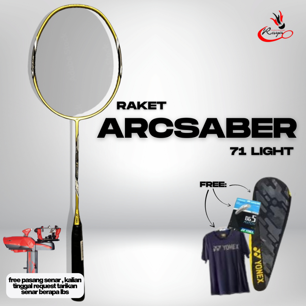 Raket Badminton Yonex Arcsaber 71 Light Original