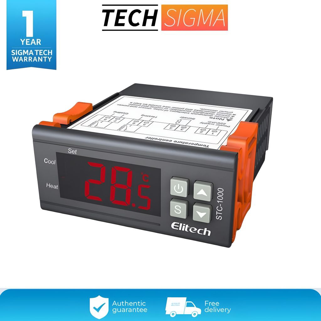 Elitech STC1000 Thermostat ORI Termostat Digital STC-1000 Termometer