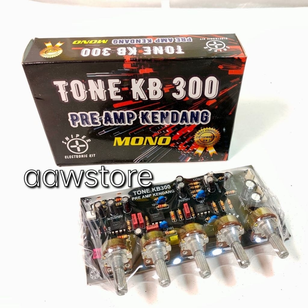 Kit Tone Control preamp ampli KB300 kendang kb 300 Gendang
