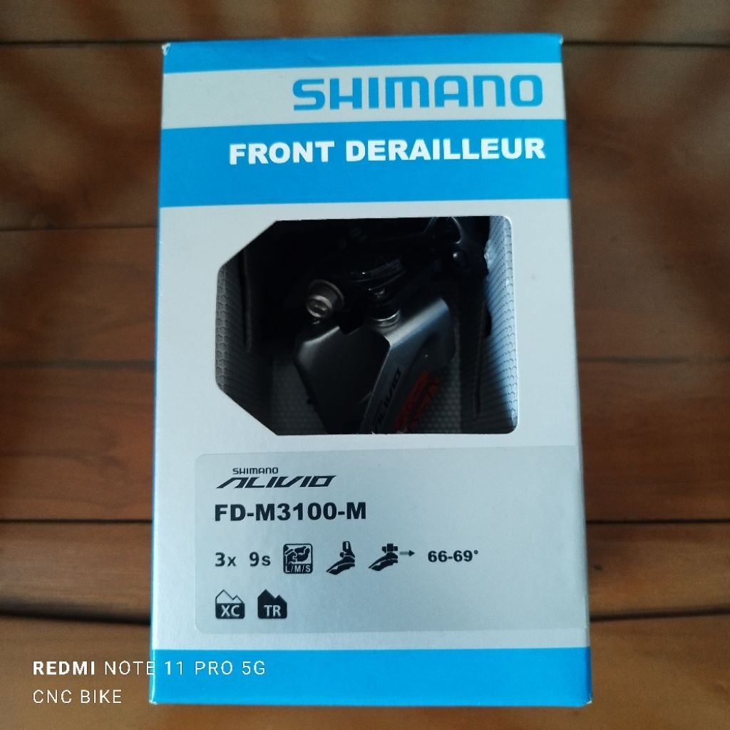 Fd Shimano Alivio M3100 3 x 9 speed Triple