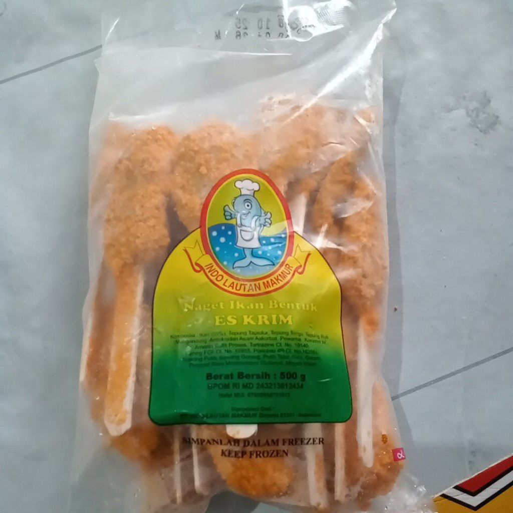 ILM Nugget ikan Bentuk Es Krim