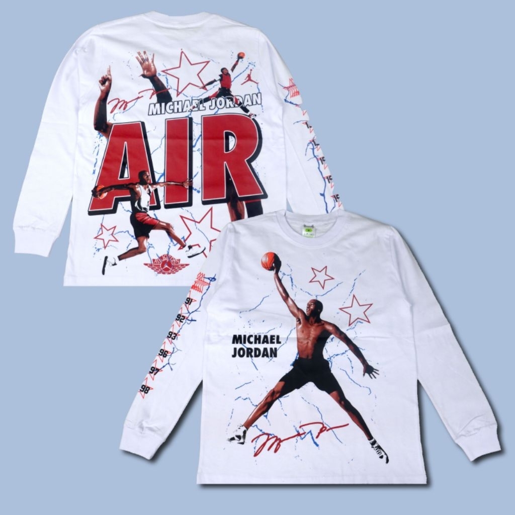 ZWOLF CLOTH - KAOS LONG SLEEVE MICHAEL JORDAN BASKET BALL LEGEND PLAYER KAOS MICHAEL JORDAN AIR