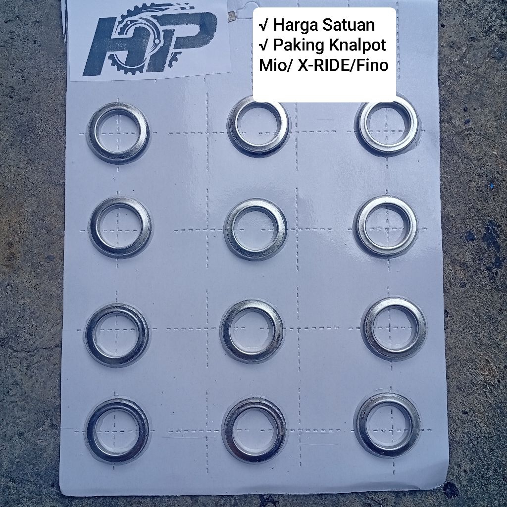 Paking Knalpot Mio Sporty, Smile, Soul, Gt, Mio J, mio m3, Xride110, xride125, Fino 110,Fino125, Gea