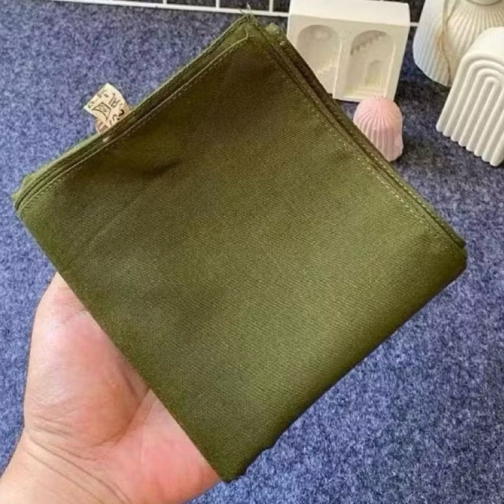 Hijab Segiempat Paris Premium Hijau Army •Army•