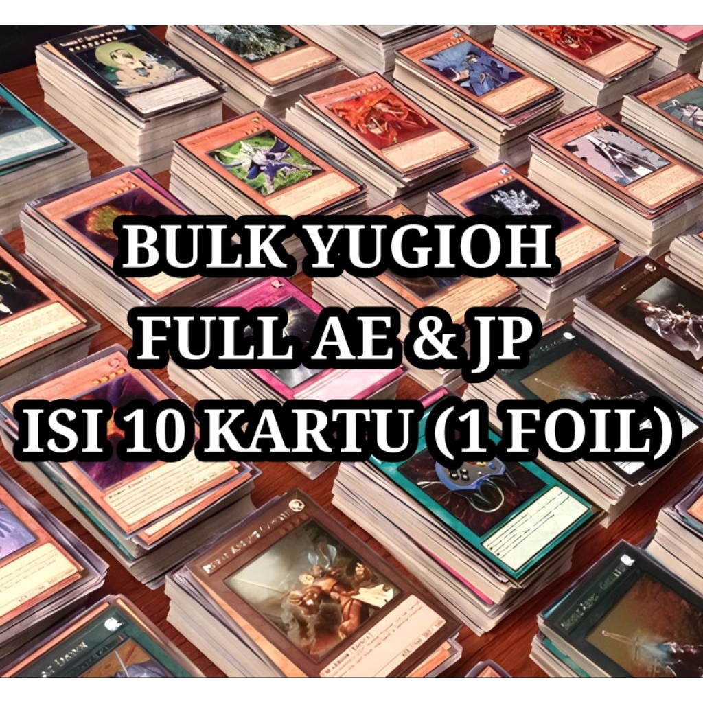 Kartu Yugioh isi 10 kartu bulk original misteri box / pack