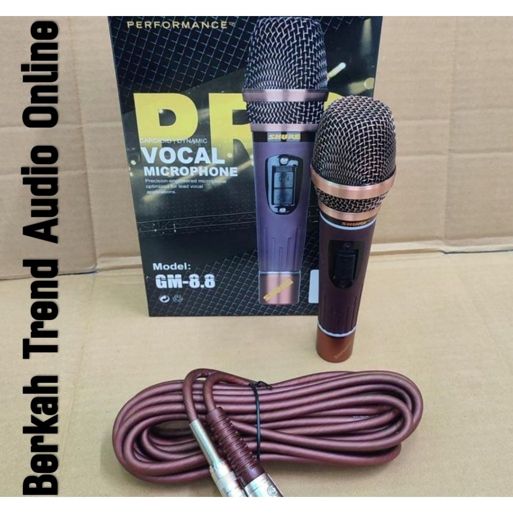 Mic Kabel SHURE GM 88 Cocok Untuk Karaoke