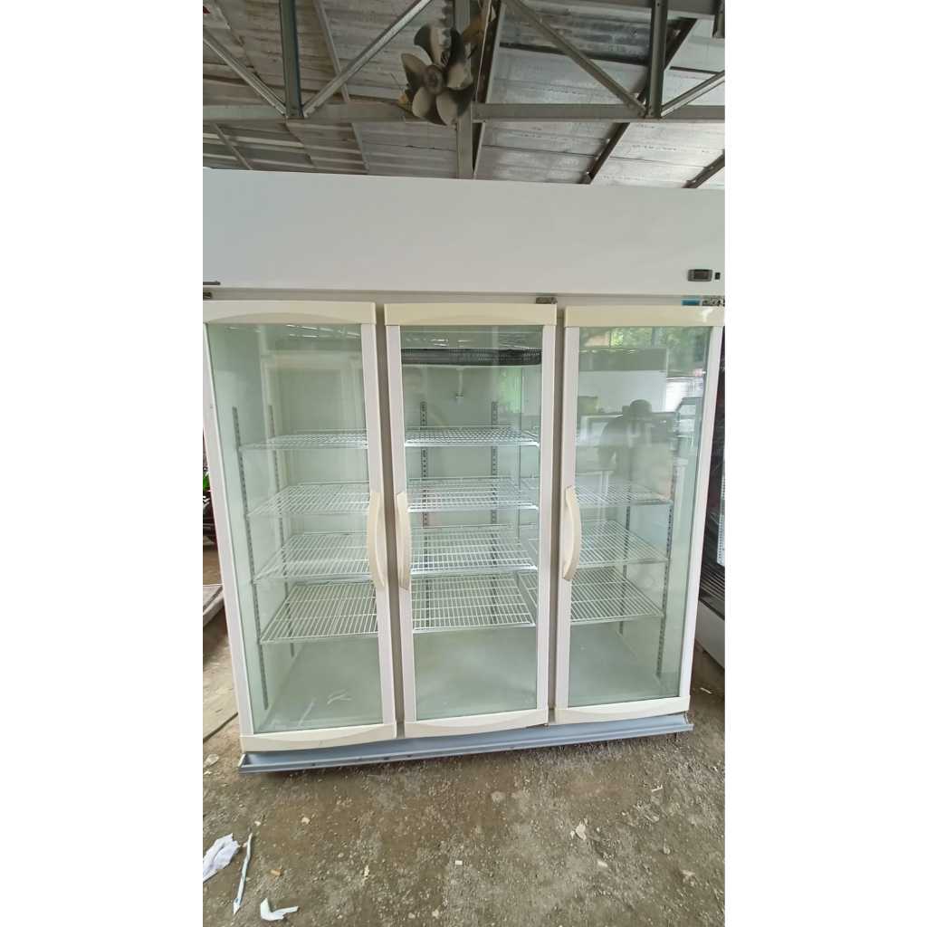 SHOWCASE 3 PINTU PANASONIC BEKAS/DISPLAY COOLER 3 PINTU