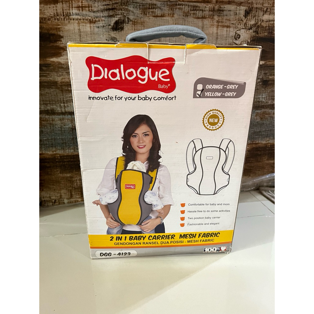 Dialogue 2in1 Baby Carrier | Gendongan Depan | Gendongan Ransel