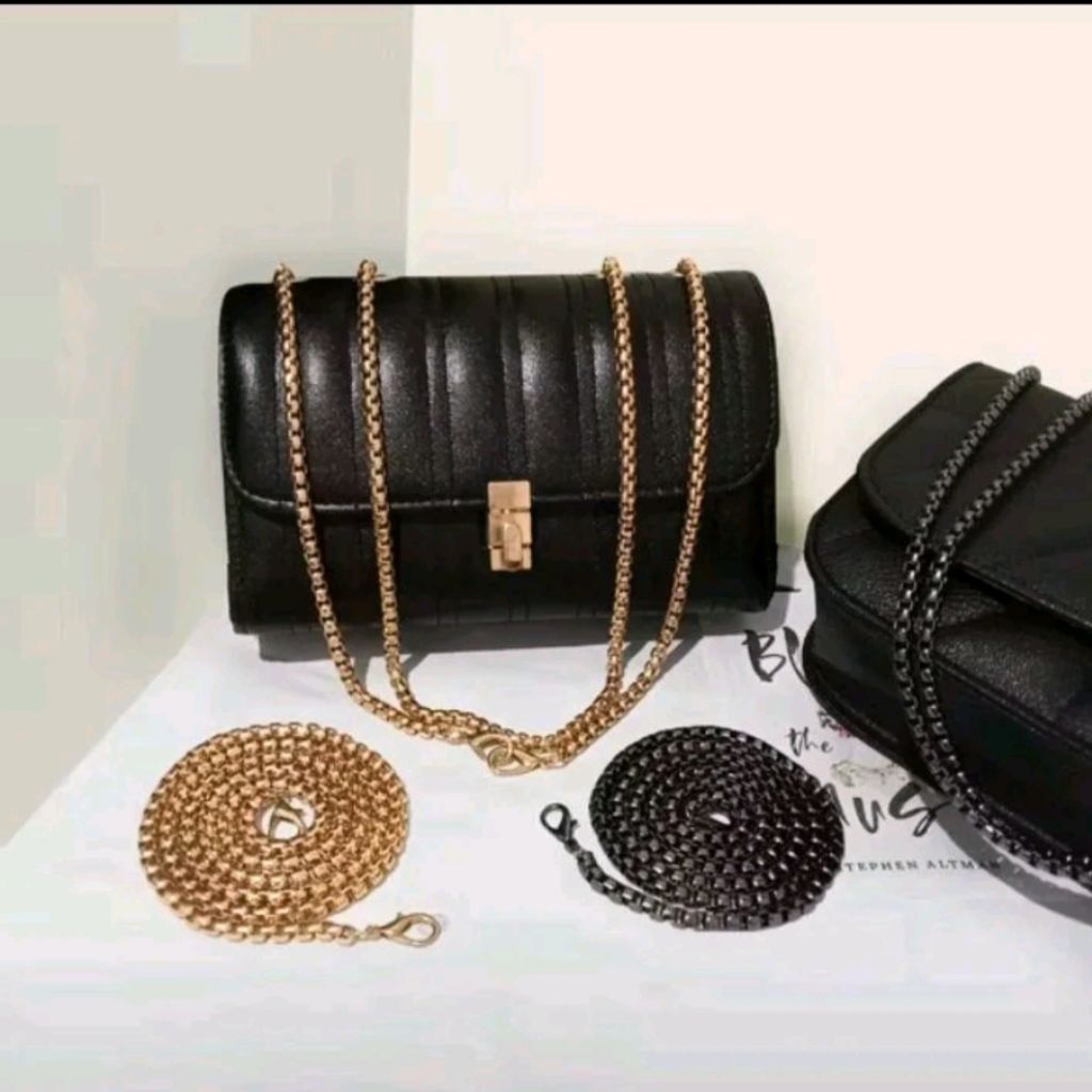 pengganti tali tas wanita simpel/tali tas wanita rantai ulir tebal import/Rantai ulir tebal import