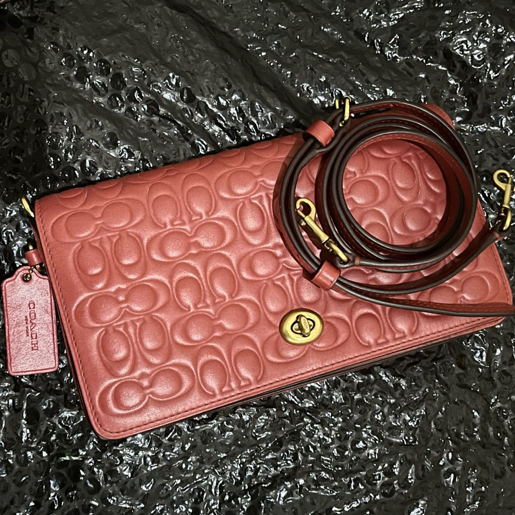 Coach Dinky Embossed Original Tas branded Preloved