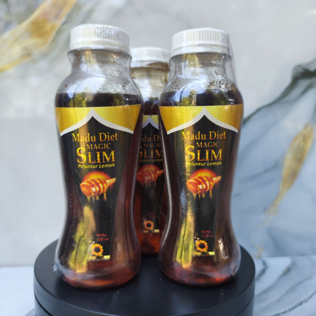 Madu Diet Magic Slim Pelangsing Penghancur Peluntur Lemak Ampuh Cepat Asli Original Netto 120 ML