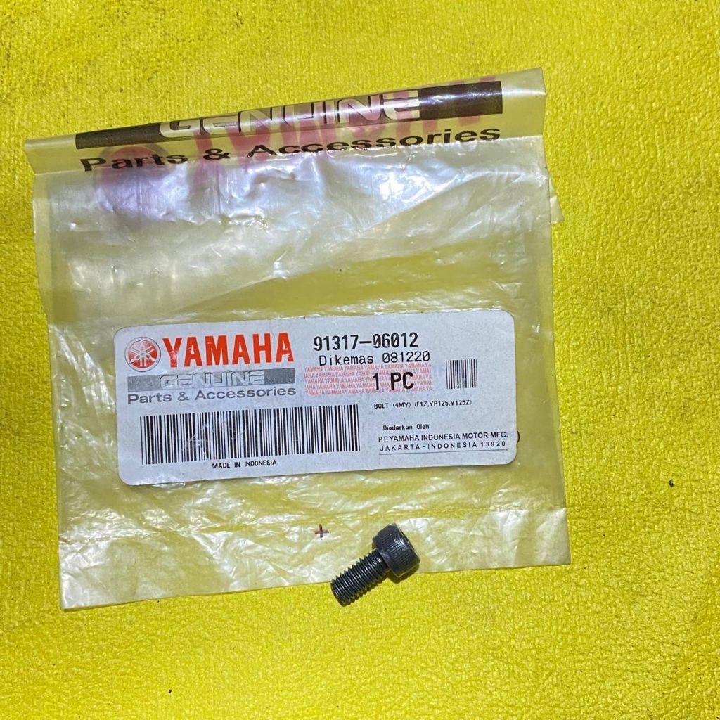 Baut one way starter Yamaha Fiz R Jupiter Z Vega R original YGP 91317-06012