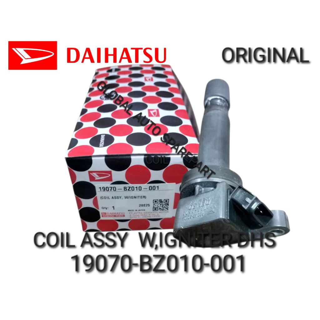 COIL IGNITION XENIA 1.0  Daihatsu Genuine Parts DHS.19070-BZ010-001 ORIGINAL