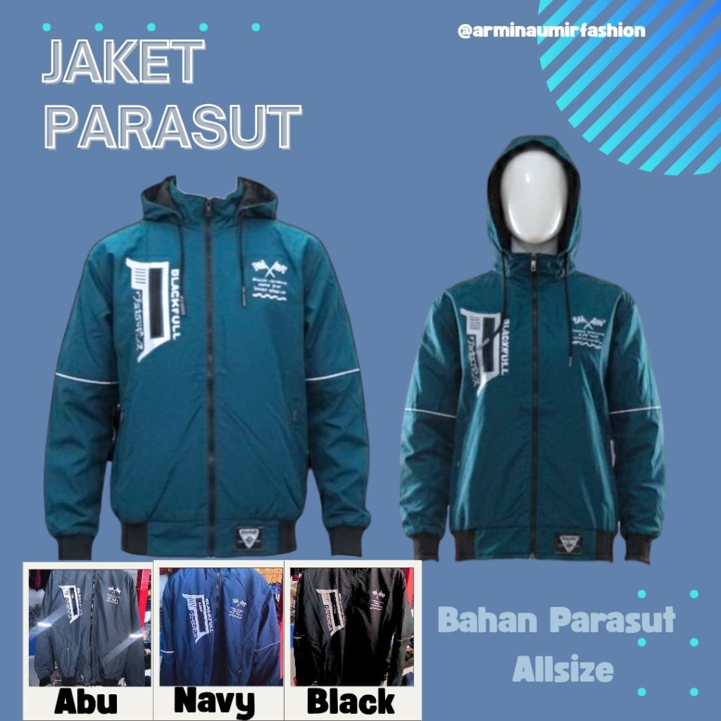 JAKET PARASUT// JAKET TRACKTOP// JAKET