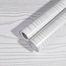Wallpaper Stiker Dinding Polos Putih Serat Kayu / Wallpaper Kayu