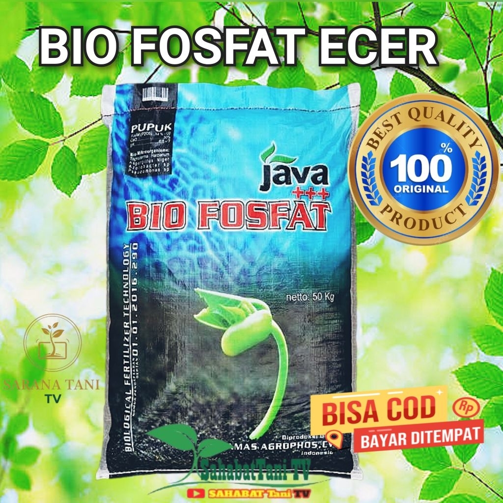 PUPUK BIO FOSFAT ECER 1KG, Bio fosfat adalah jenis pupuk yang terbuat dari campuran fosfat alam dan 