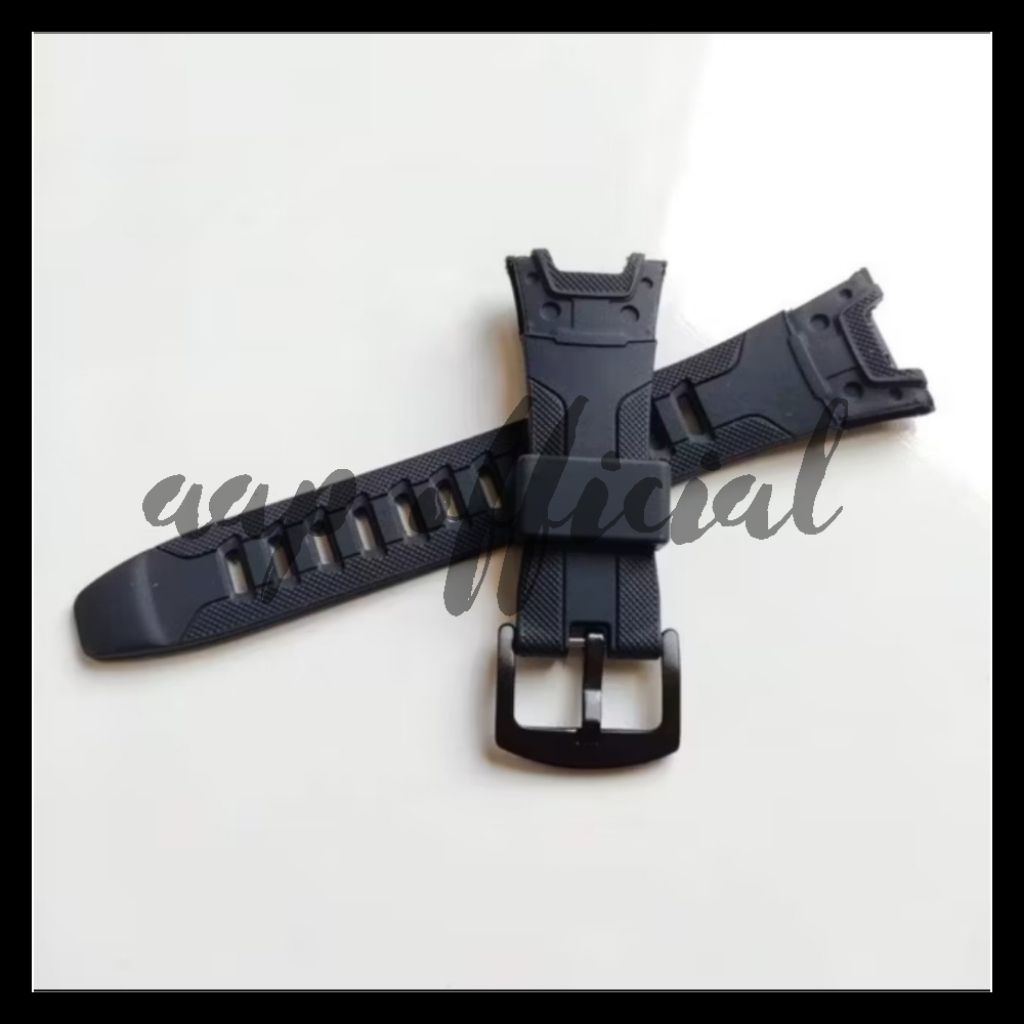 Tali Jam Tangan Watch PRG-110 Rubber Strap Tali Jam Casio Protrek PRG110 Hitam