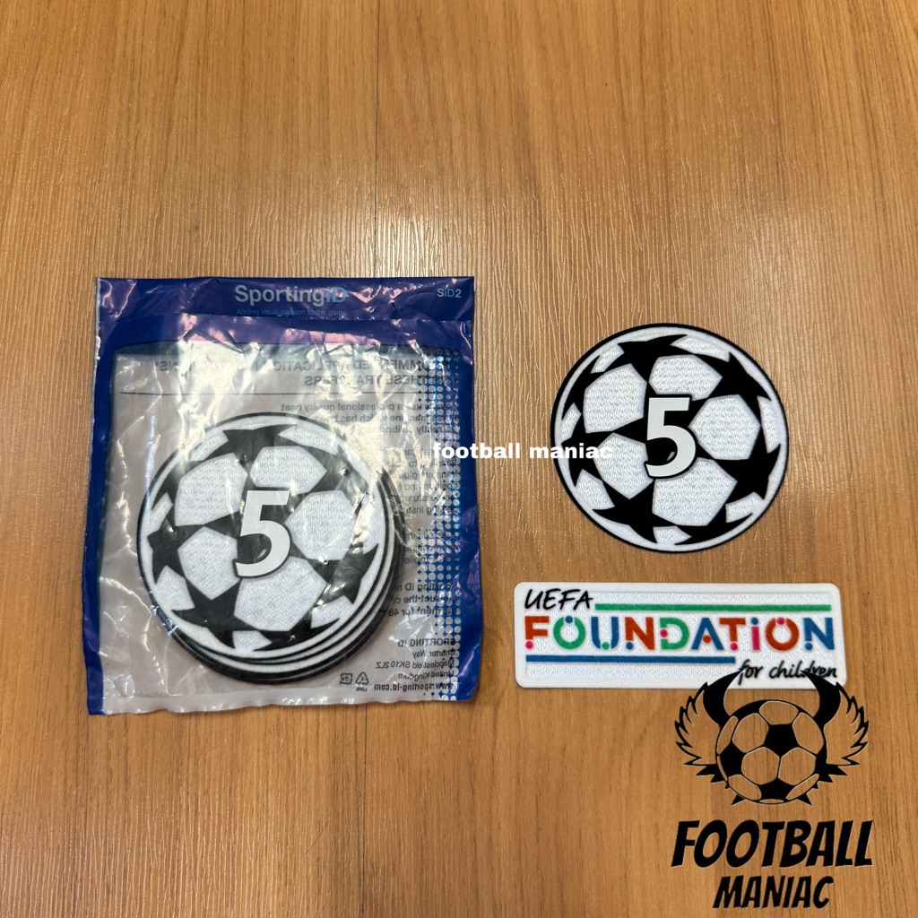 Patch Original Champions League Starball 5 + Foundation 2024/2025