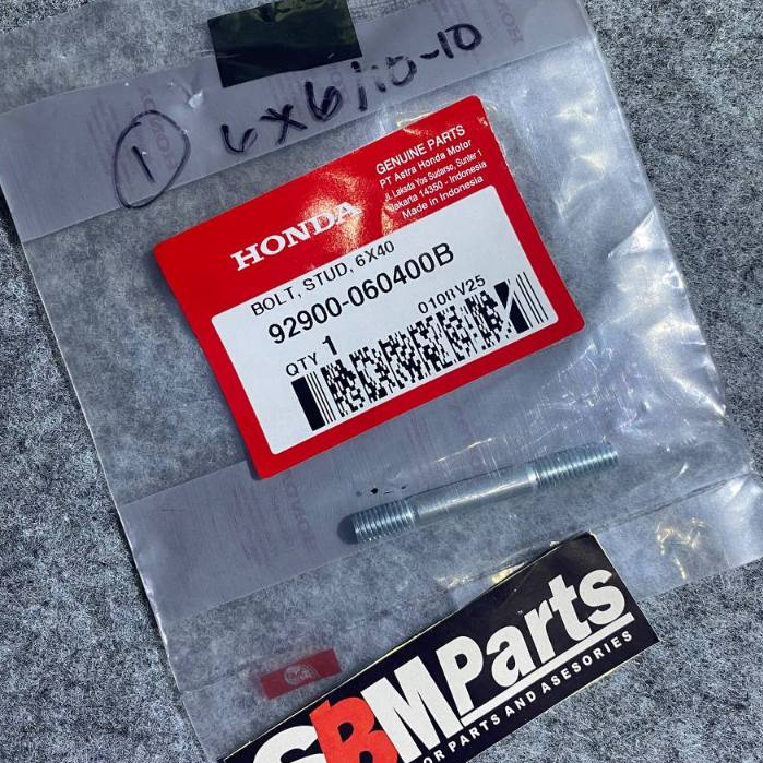 AHM 92900060400B BAUT TANAM(6X6/10-10XP40)MANIFOLD HONDA BEAT SCOOPY VARIO ORIGINAL