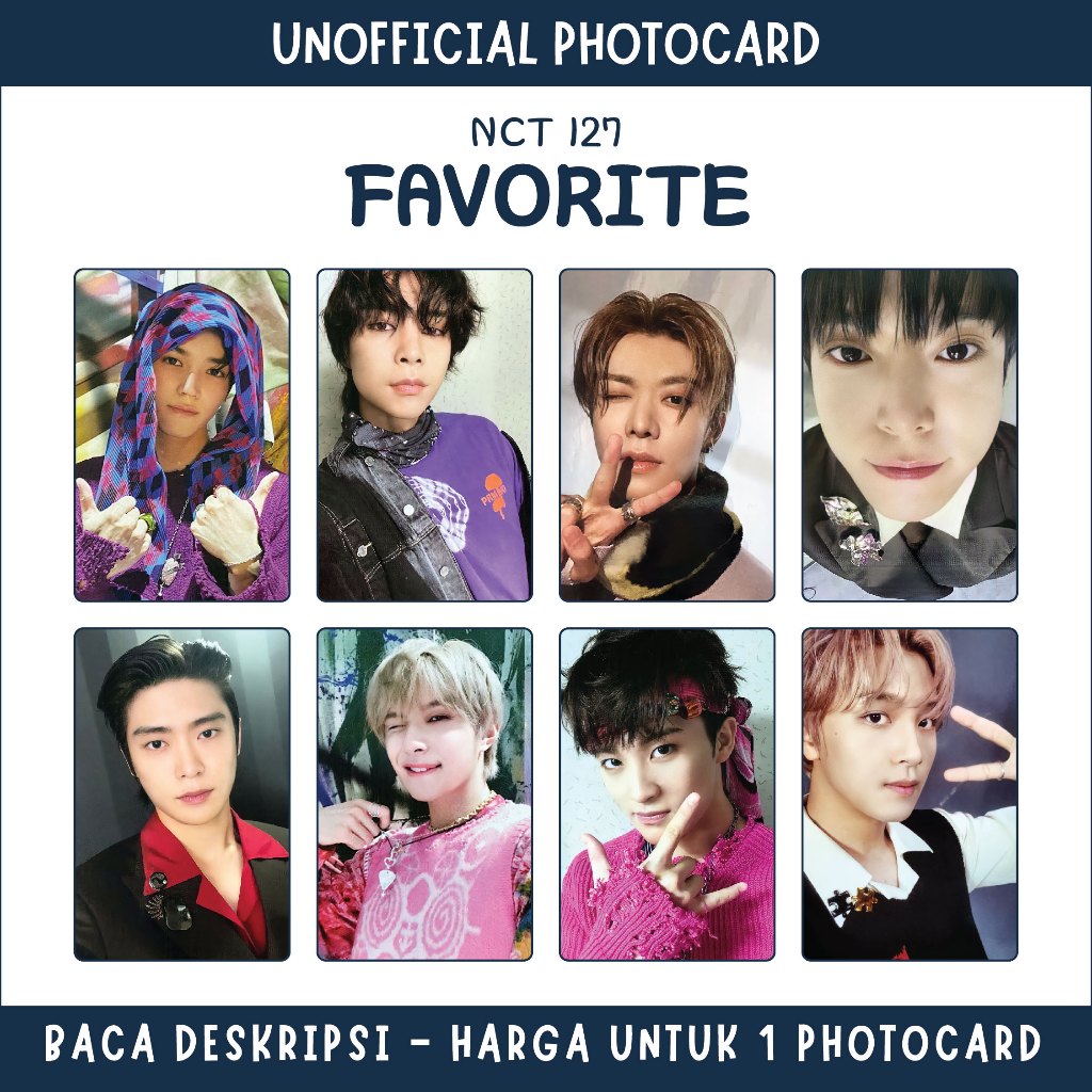 [UNOFFICIAL PHOTOCARD] NCT 127 - FAVORITE