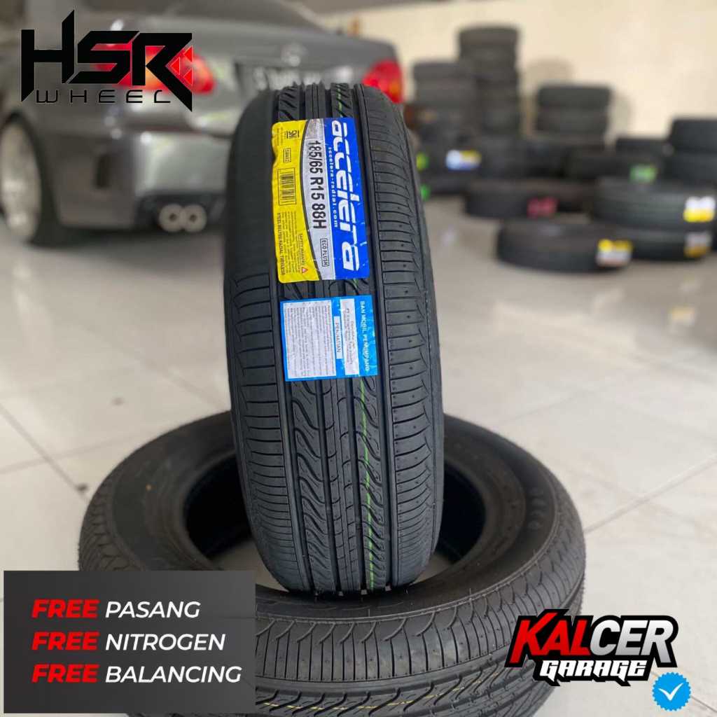 BAN MOBIL MERK ACCELERA ECO PLUSH 185 65 R15 UNTUK AVANZA MOBILIO ERTIGA GRAND LIVINA DLL