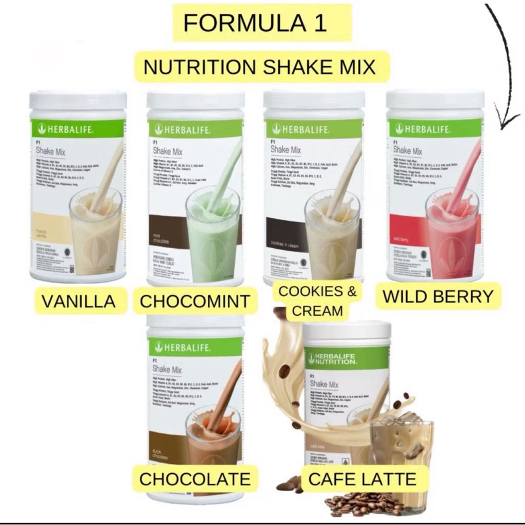 shake mix herbalife 6 rasa