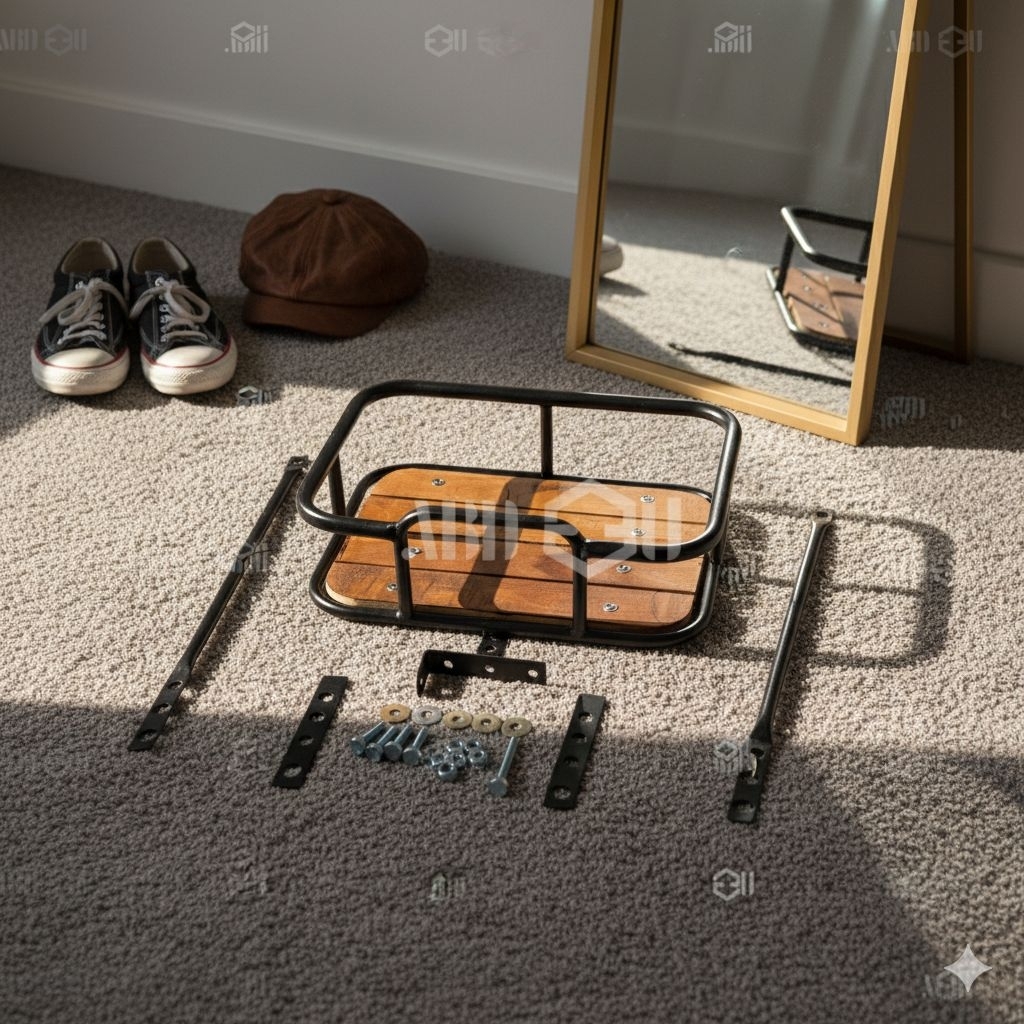 Keranjang sepeda lipat Federal MTB fixi kranjang sepeda universal front rack depan Alas kayu Klasik 