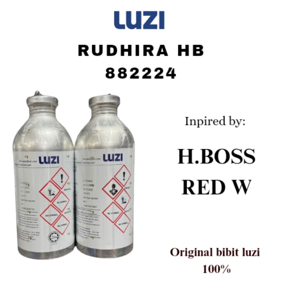 BIBIT RUDHIRA HB LUZI | INSPIRED BY H BOSS RED WOMEN | BIBIT LUZI 100ML REPACK