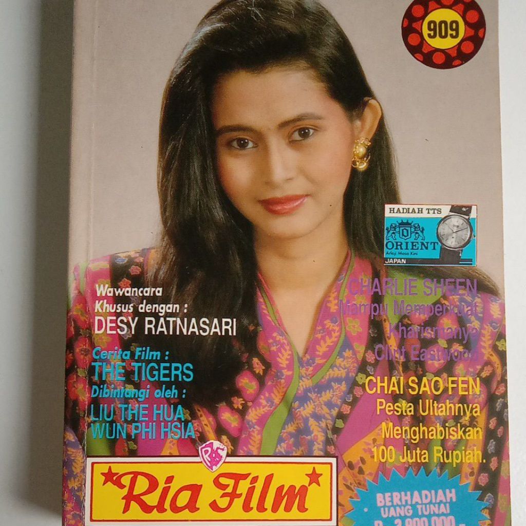 Majalah Ria Film Tahun 1991 Cover Yasni Aziz Wahab