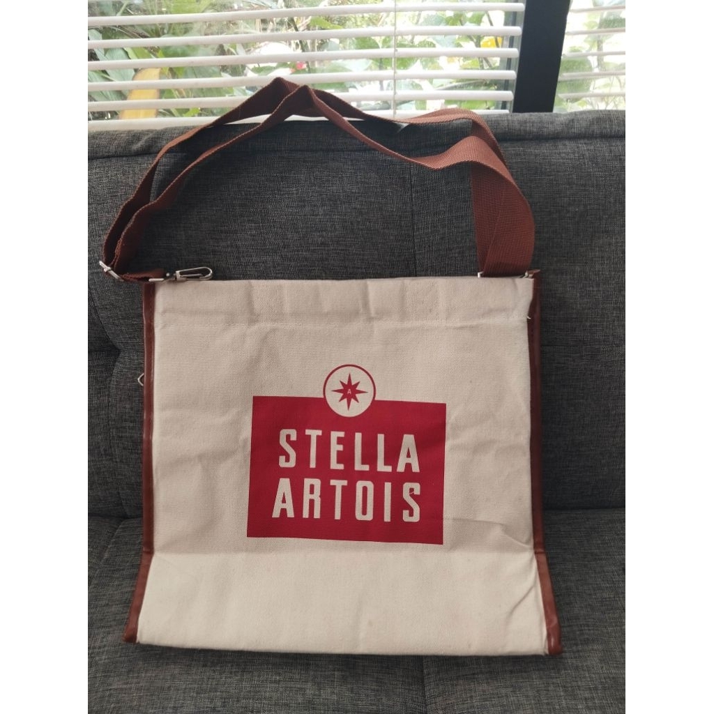 tas selempang by stella artois tote bag