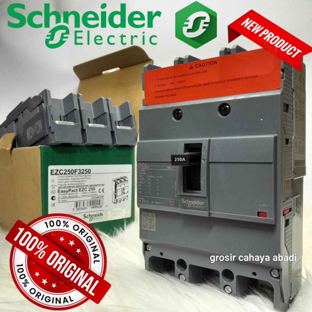 mccb breaker Schneider 250a EasyPact ezc250f3250 3phase original mccb 250a breaker 250a mccb breaker